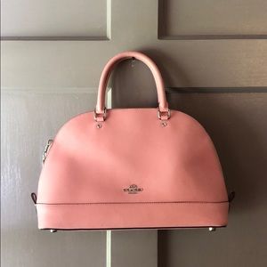 Coach Sierra Satchel F27590 pink top handled purse